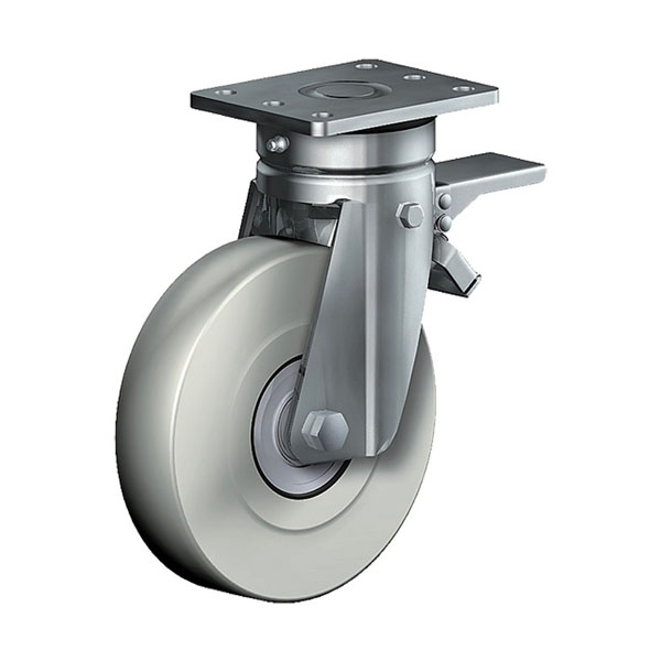 Swivel Castor With Total Lock Extra Heavy Duty Series QD, Wheel PE